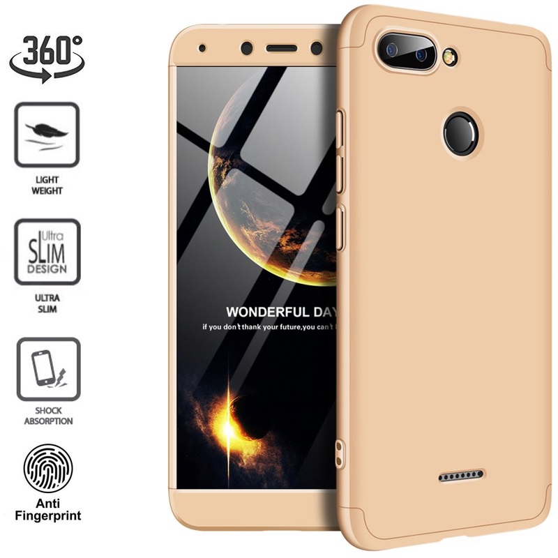 Trijų dalių 360 dėklas (REDMI 6) Trijų dalių 360 dėklas (REDMI 6)